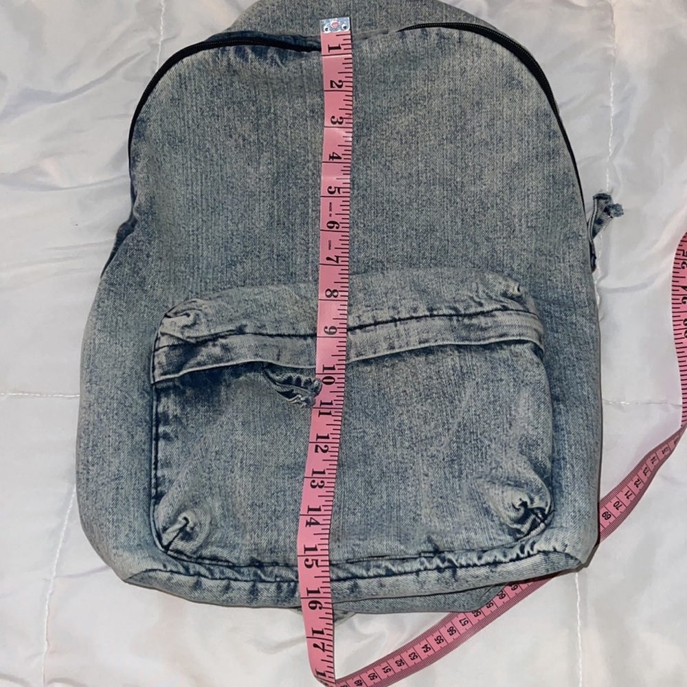 Denim Backpack 🎒 - Picture 4 of 6